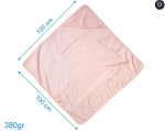 CAPA DE BAÑO BAMBÚ ROSA KIOKIDS - Imagen 2