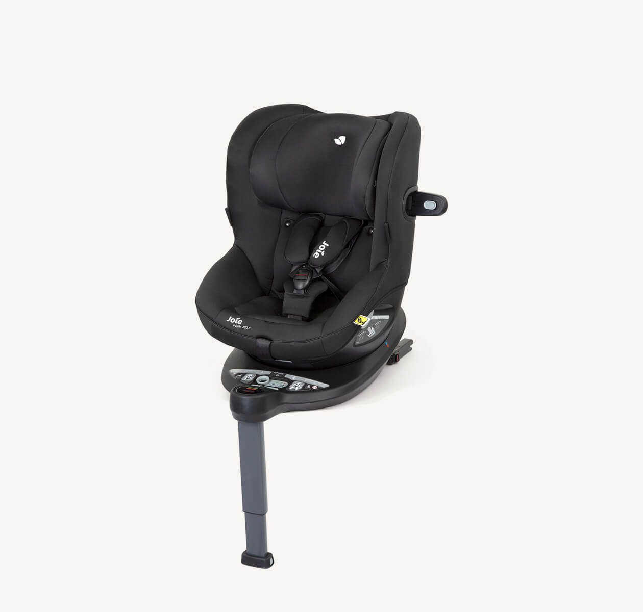 p6-joie-spinning-car-seat-ispin360e-coal-left-angle-sip_1 SILLA AUTO I-SPIN 360º COAL JOIE - Imagen 1