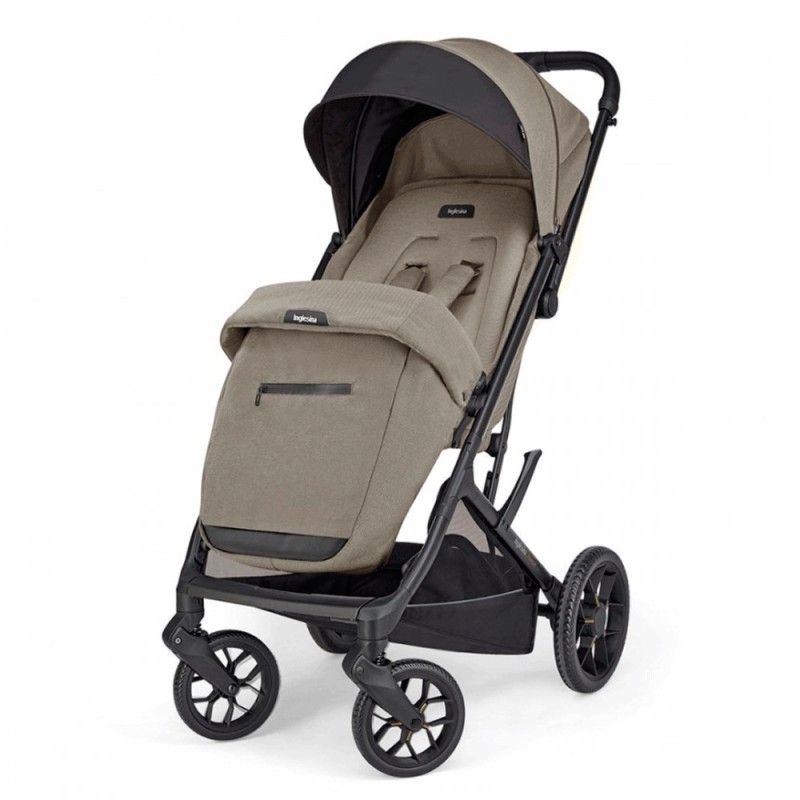 silla-paseo-inglesina-maior-2025-con-plastico-de-lluvia SILLA MAIOR TUNDRA BEIG INGLESINA - Imagen 1