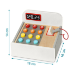 CAJA REGISTRADORA MADERA KIOKIDS - Imagen 5