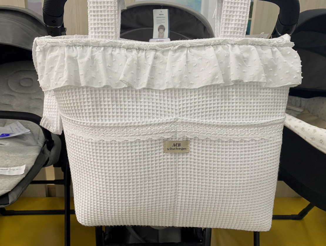 TALEGA BLANCA 1 BOLSO PANERA GOFRE BLANCO 512 ACH - Imagen 1
