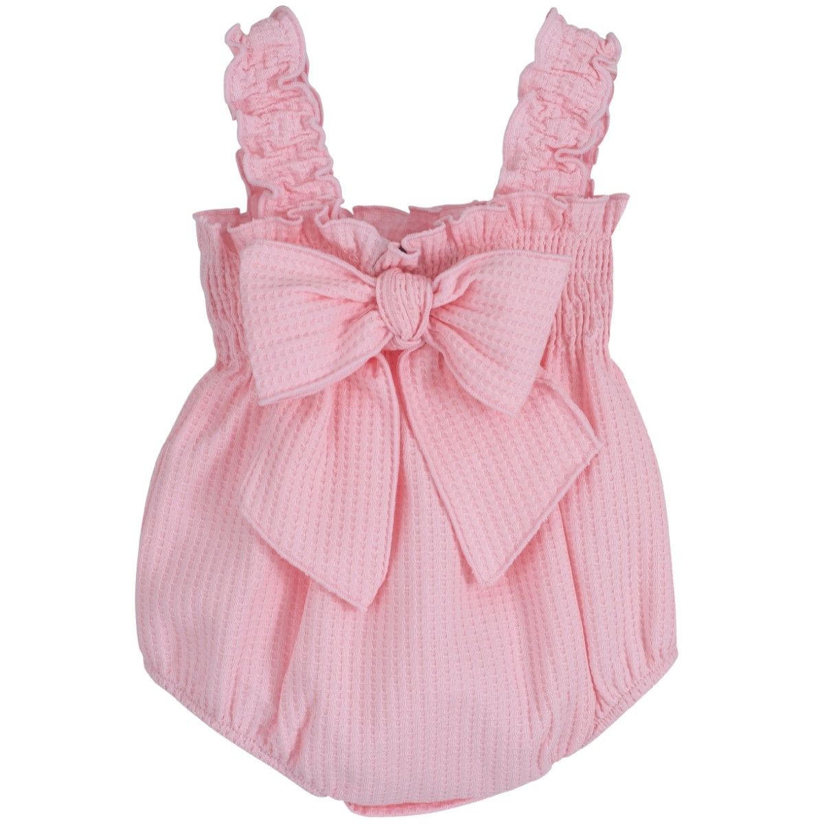32469-Rosa RANITA ROSA LAZO CALAMARO T-3M/6M - Imagen 1