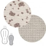 COLCHONETA SILLA REV. OVAL NATURALE MARRÓN CAMBRASS - Imagen 2