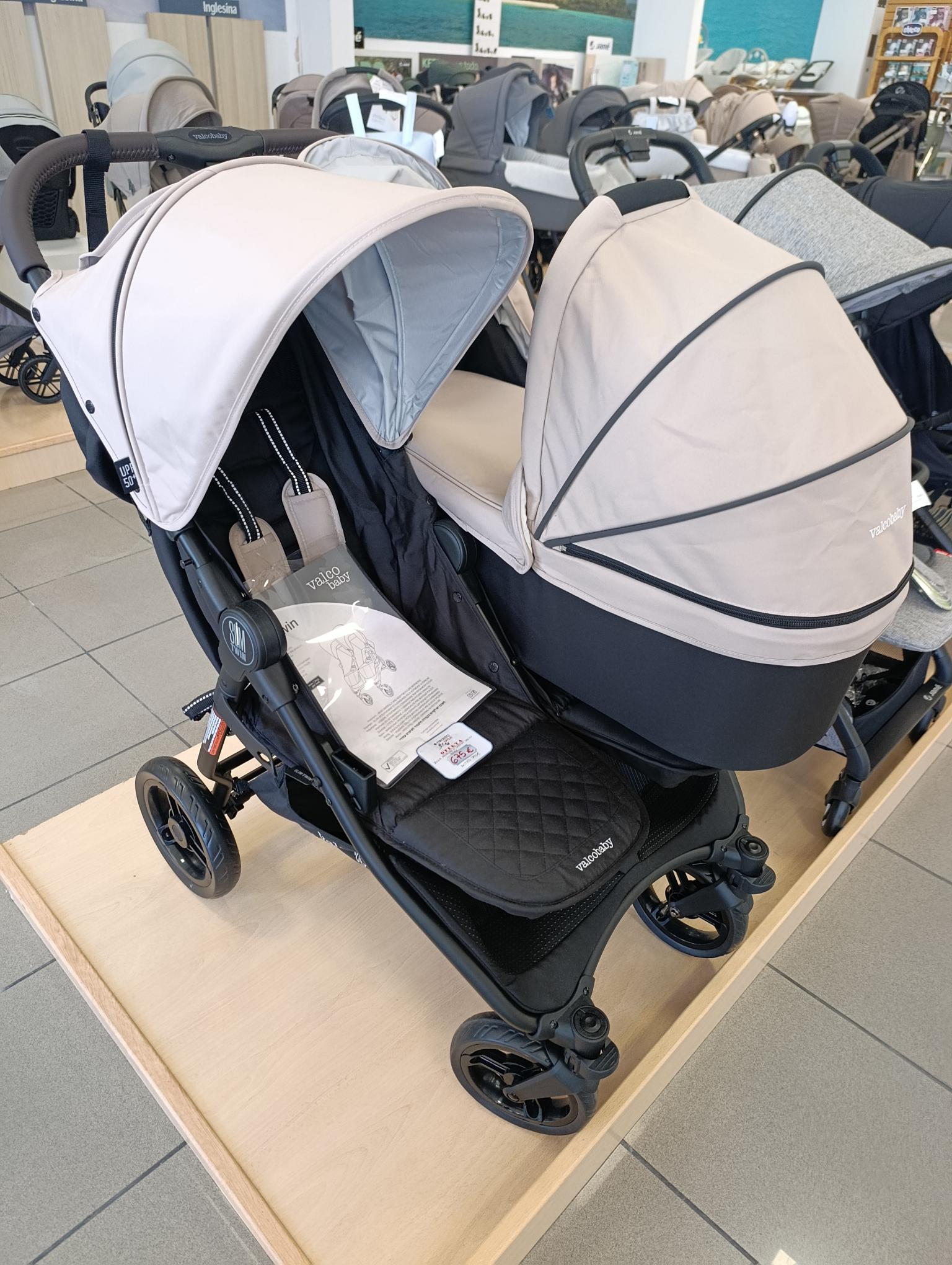 1776333719564 CARRO GEMELAR SLIM TWIN + 1 CAPAZO VALCO BABY - Imagen 1