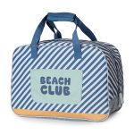 BOLSA PLAYA REJILLA STRIPES BLUES & BEYOND TUTETE