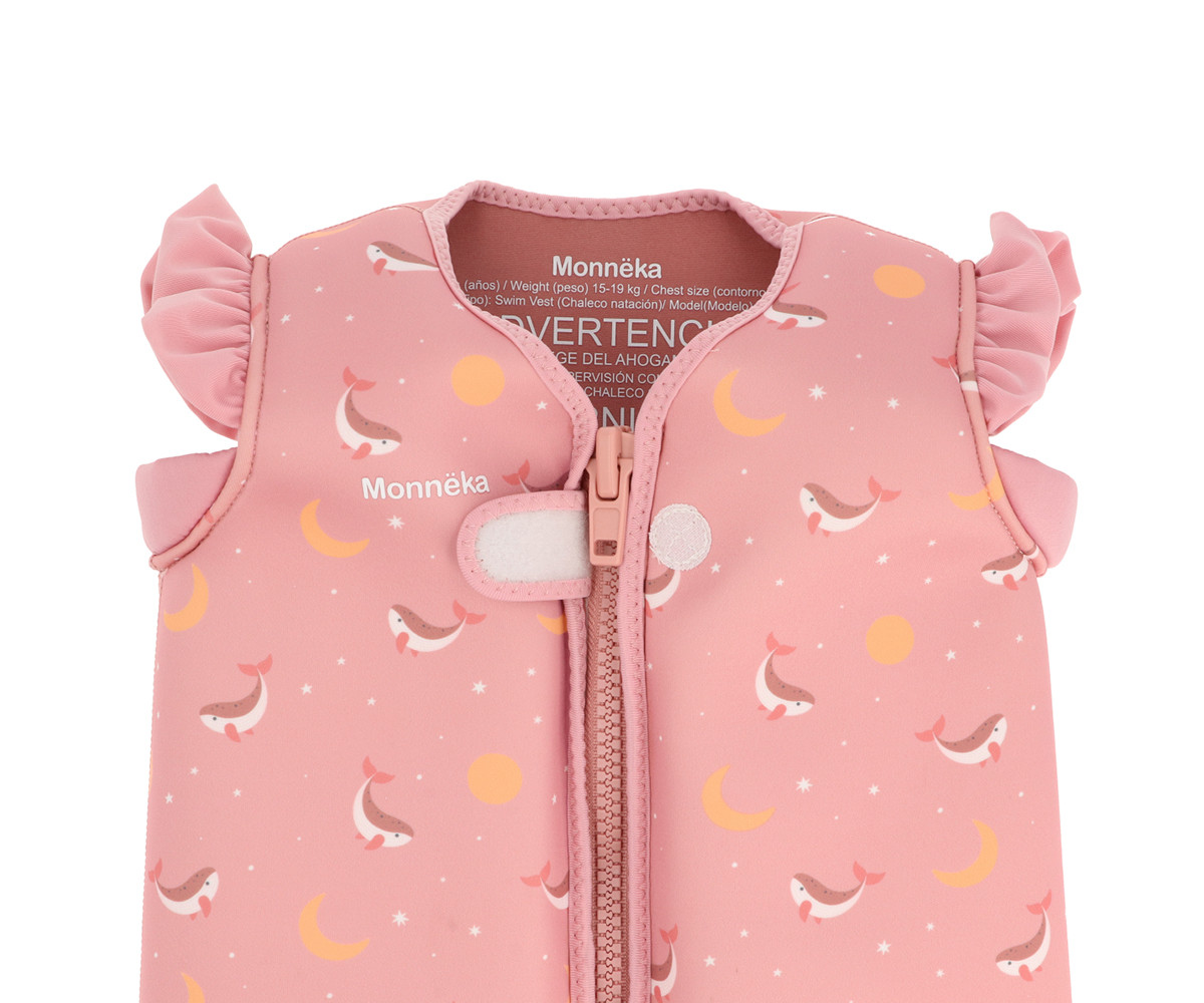 664666-1200x1000 CHALECO FLOTADOR APRENDIZAJE WHALE PINK 2-3 AÑOS TUTETE - Imagen 1