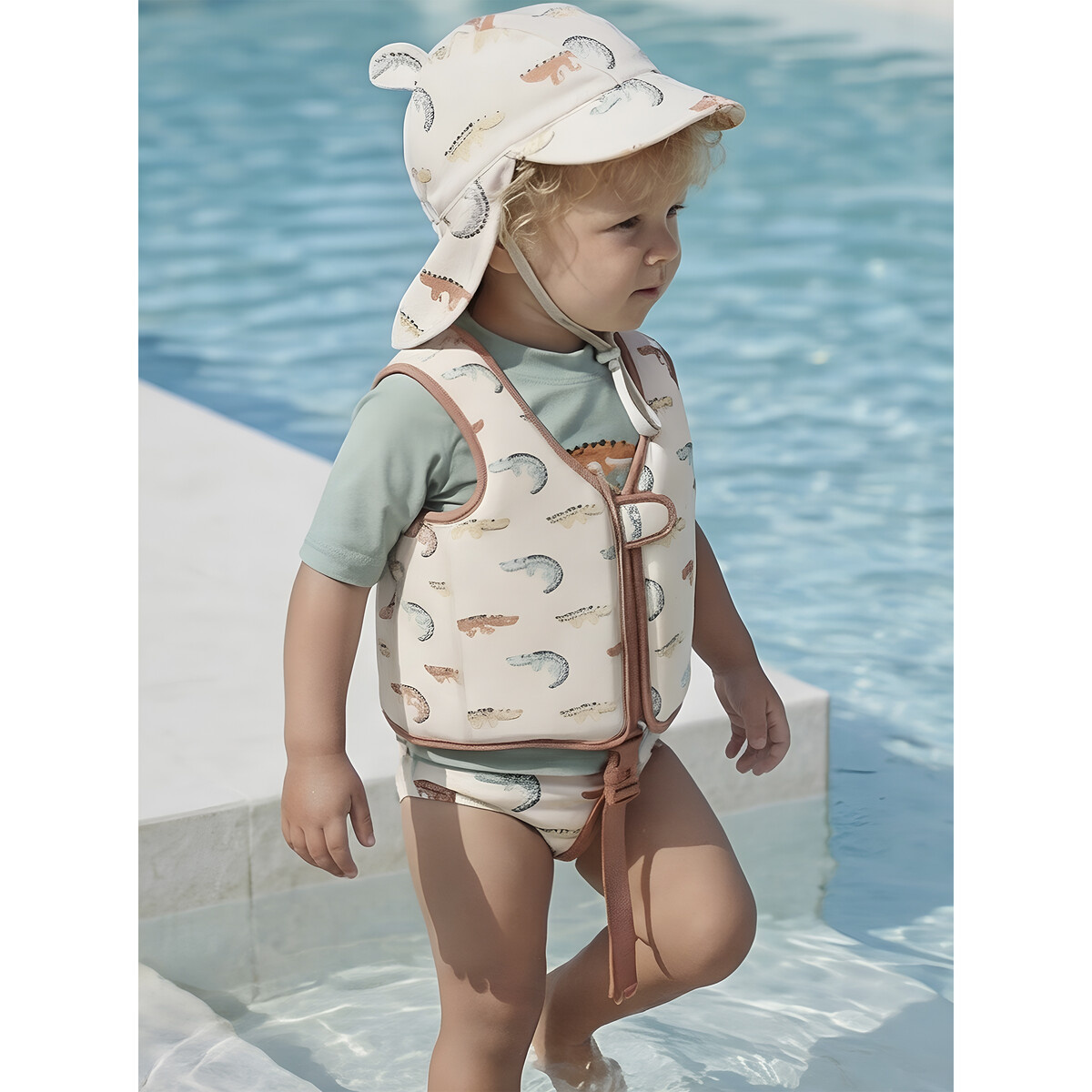 54FU00003839-1 CHALECO FLOTADOR CAIMAN BIMBIDREAMS 1-3A - Imagen 1