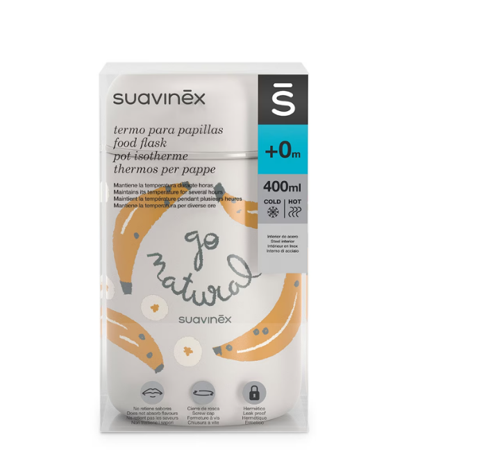 TERMO SOLIDO PLATANOS TERMO SÓLIDO PLÁTANOS 400 ML SUAVINEX - Imagen 1