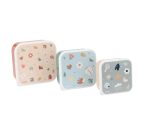 3 CAJAS ALMUERZO GEOMETRIC NATURE TUTETE