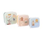 3 CAJAS ALMUERZO THE THREE LITTLE PIGS TUTETE