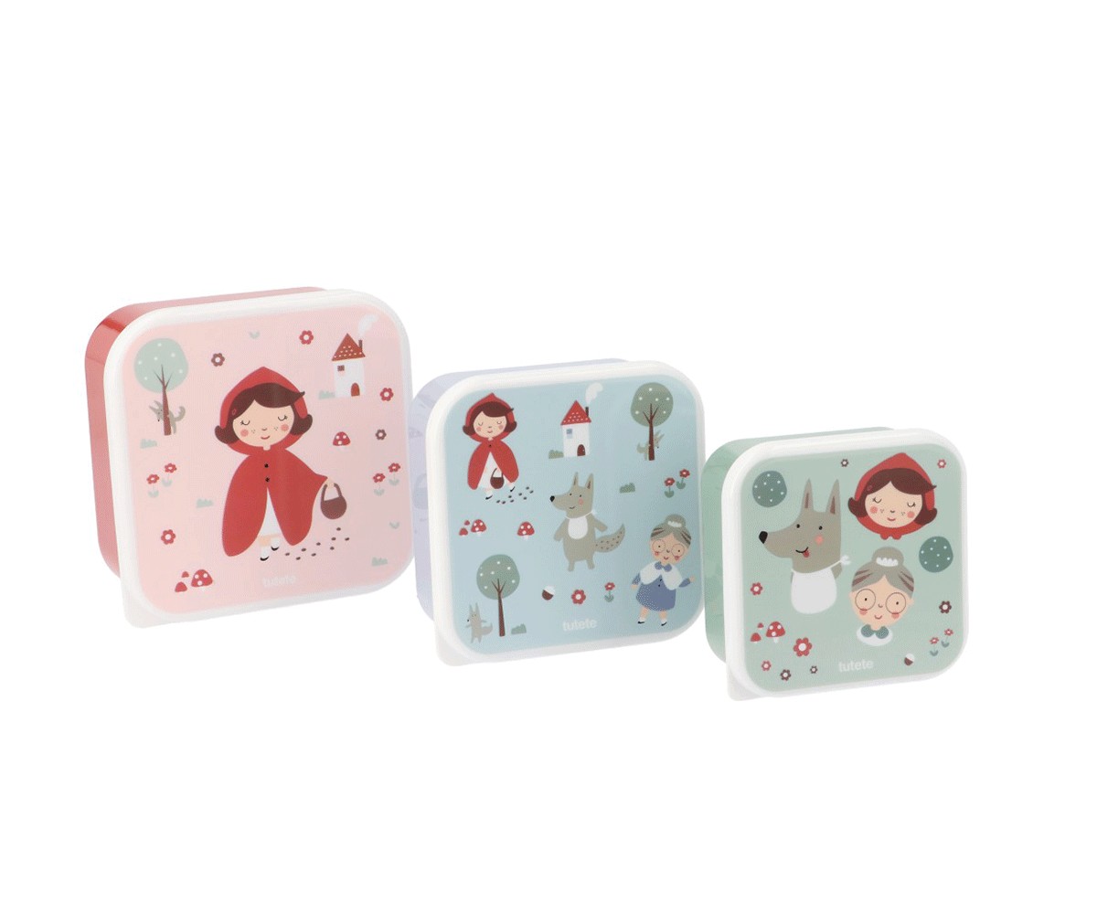 644295-1200x1000 3 CAJAS ALMUERZO LITTLE RED TUTETE - Imagen 1