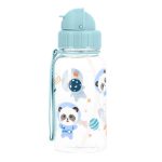 BOTELLA PLÁSTICO PAJITA PANDAS IN SPACE TUTETE