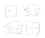CAJA ALMUERZO GRANDE PLANES TUTETE - Imagen 2