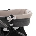 CUBRE CAPAZO CREMALLERA REVERSIBLE CANDELA CRUDO CAMBRASS - Imagen 2